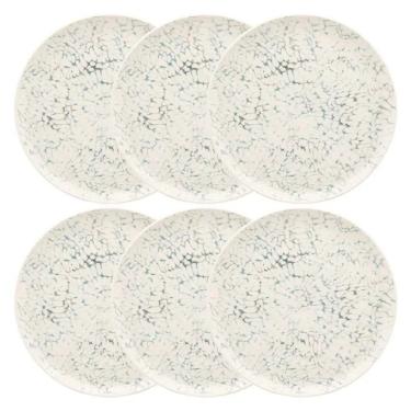Imagem de Conjunto De Pratos Rasos 06 Peças Flat Tie-dye Oxford