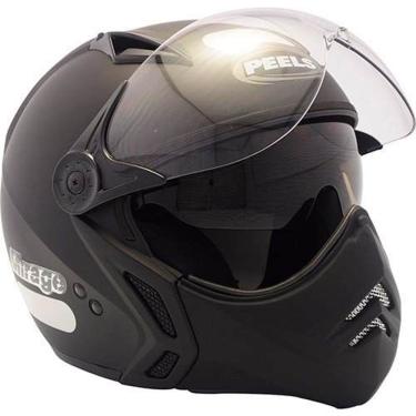 Imagem de Capacete Moto Peels Mirage New Classic Preto Fosco