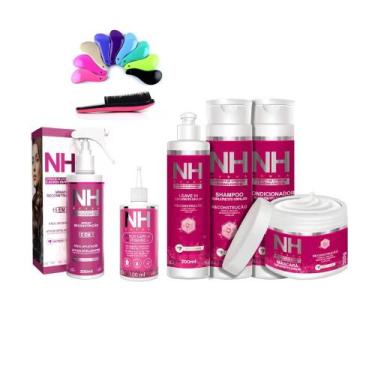 Imagem de KIT New Hair Completo +Tonico + Spray Reconstrução Belkit, Todo tipo d