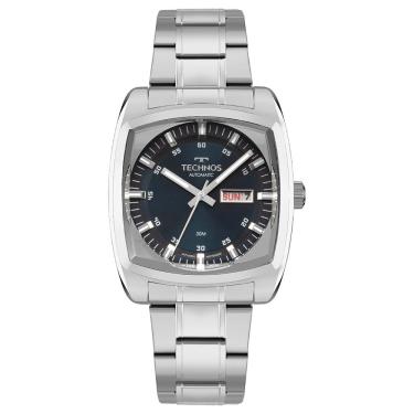Imagem de Relógio Technos Masculino Automático Prata - 8205ol-1a Relógio Technos Masculino Automatico Prata - 8205ol-1a