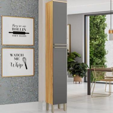 Imagem de Armário De Cozinha Compacta Paneleiro Simples 2 Portas Nápoli Prime 10