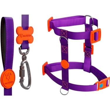 Imagem de Peitoral Kit H Guia Neon (G, ROXO)