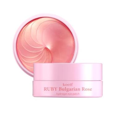 Imagem de [Koelf] Adesivo para os olhos Ruby Bulgarian Rose Hydro Gel 60 peças/30 pares