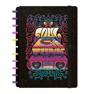 Imagem de Caderno De Disco Inteligente Iscool Gabi Saiury Soul Preto Glitter G