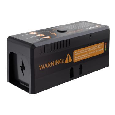 Imagem de Eliminator Armadilha Para Ratos E Camundongos - Armadilhas Elétricas Ambientes Internos Controle Humano De Pragas Contra Sem Toque, Mata-Roedores Com Zapper Reutilizável