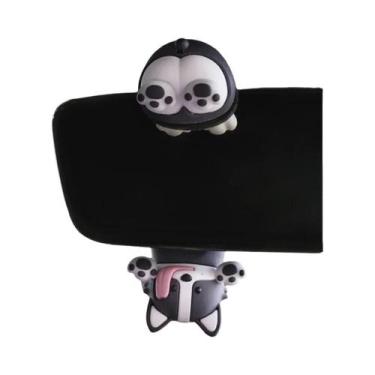 Imagem de Bonito Cachorro Balançando Carro Pingente Espelho Retrovisor Pendurado