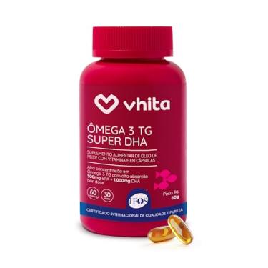 Imagem de Ômega 3 DHA 1000mg com Selo Ifos, Vitamina E e TG Vhita - 60 capsulas