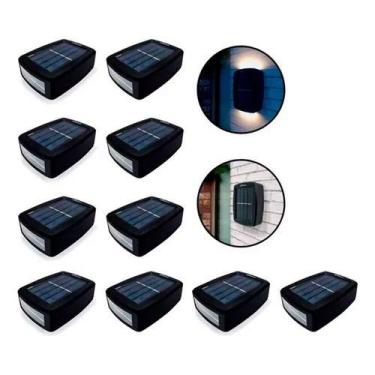 Imagem de Kit 10 Luz Jardim Led Prova Dágua Casa Muro Cerca Decoração - Home Goo
