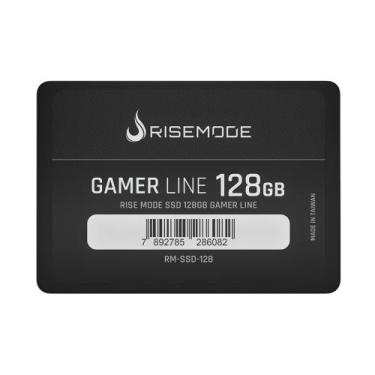 Imagem de SSD Gamer Rise Mode Z Series Line 128GB 2,5 SATA III Leitura 530MBs Gr