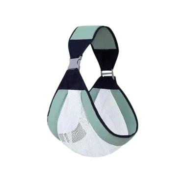Imagem de Sling Canguru Carrega Bebê Compacto Leve Ajustável Ergonômico (Verde)
