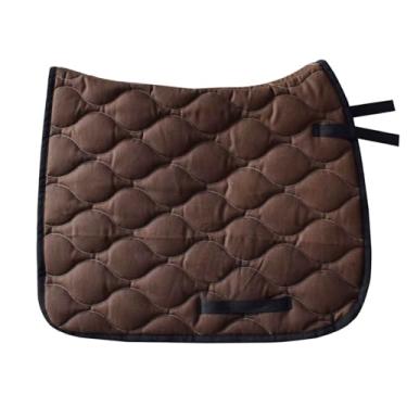 Imagem de Jiawu Almofada de Sela a Cavalo, Confortável Almofada de Sela Ocidental de Choque Profissional para Proteção, Suprimentos para Equinos de Pano Respirável, 42.13x25.59in
