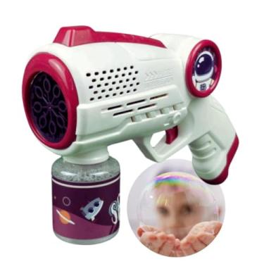 Imagem de Maquina Lança Bolhas de Sabão Galaxy Bubble Brinquedo Crianças Adultos Bolhinhas para Festas e Eventos