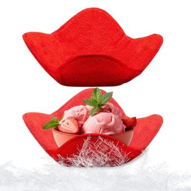 Imagem de Suporte para Taça Quente - Estante para Pratos de Sopa Quente - 2 Peças Suporte Antiescaldante Para Tigelas Microondas Para Casa Apartamento Cozinha Campismo Preparação De