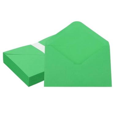 Imagem de PATIKIL Envelopes de convite de 18 x 12 cm, 50 unidades, envelopes para cartões comemorativos A7, envelopes com aba em V, capas para cartões para correspondência, casamento, aniversário, formatura