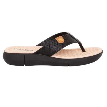 Imagem de Chinelo Tamanco Ortopédico Massageador Para Esporão Modare, Preto, Cam