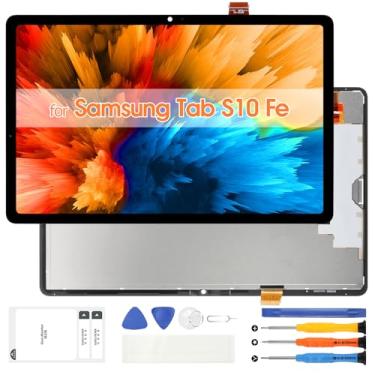 Imagem de Tela de substituição para Samsung Galaxy Tab S10 Fe para Samsung Tab S10 Fe LCD Touch Screen Digitalizador Montagem Completa SM-X520, SM-X526, SM-X526B
