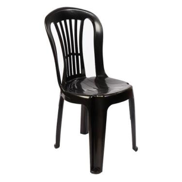 Imagem de Cadeira de Plástico Polipropileno Reforçada Para Igreja Restaurante Ba