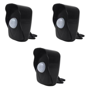 Imagem de Kit 3x Sensor De Presença Microcontrolado 180º Com Fotocélula E 6 Funções Externo QA26M