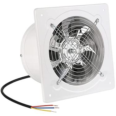 Imagem de Aydomer Exaustor de 15 cm, ventilador de ventilação de garagem montado na parede, exaustor de sótão de metal de 290 CFM exaustor de porão com amortecedor de retrocesso para uso comercial de escritório