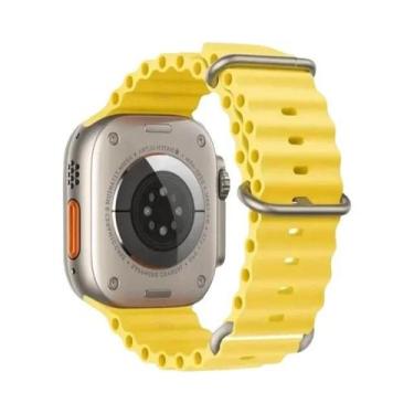 Imagem de Pulseira Ocean Band Ultra Para Apple Watch Series 7 6 5 4 3 SE 2 1 Com