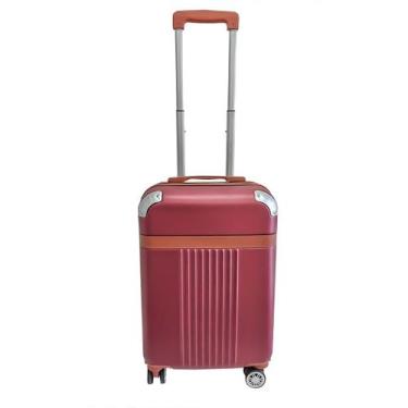 Imagem de Mala De Viagem Vinho Divisória Interna Rodas Giro 360 Abs - Grupo Feni