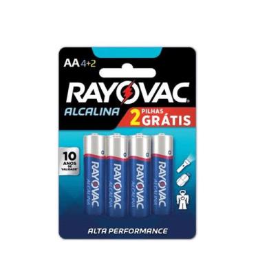 Imagem de Pilha Rayovac Alcalina - Leve 6 Pague 4 - Modelo AA SPECTRUM BRANDS
