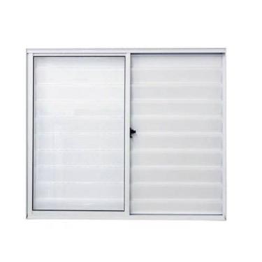 Imagem de Veneziana 3 Folhas Aluminio Branco 1,00x1,20 S/grade