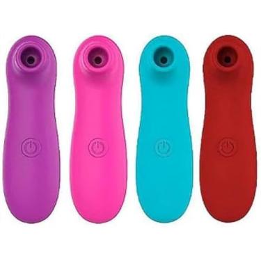 Imagem de Estimulador Clitóris Mamilos Função Pulsação Sugar Feminino, cor azul