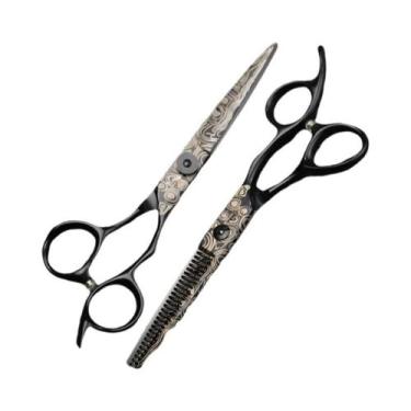 Imagem de Tesoura Profissional Para Salão De Beleza Com Padrão Damas, Tesoura De