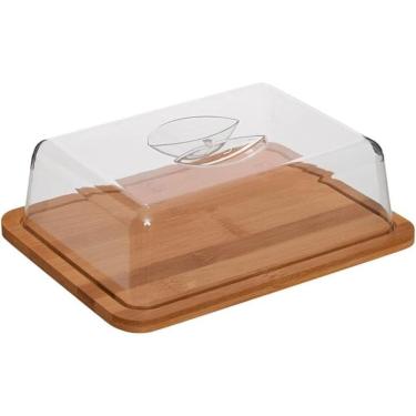 Imagem de Porta Frios de Bambu e Tampa de Acrílico - Hauskraft