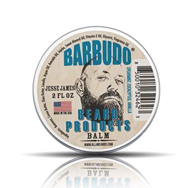 Imagem de Barbudo Beard Products Bálsamo para barba (Jesse James: hortelã, eucalipto e baunilha)