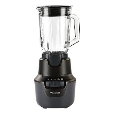 Imagem de PowerXL Boost Blender, 4 velocidades, 800 watts, frasco de vidro de 1,360 g, preto