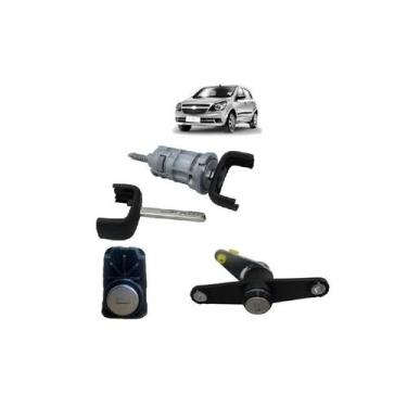 Imagem de Kit cilindros mesmas chaves agile 2009 á 2014 chave chifre - TH