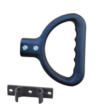 Imagem de Generic Carrinho de vagão com alça de empurrar, alça de caminhão de mão, acessórios práticos portáteis, peças de reposição para carrinho de compras de jardim, com Clipe Oval