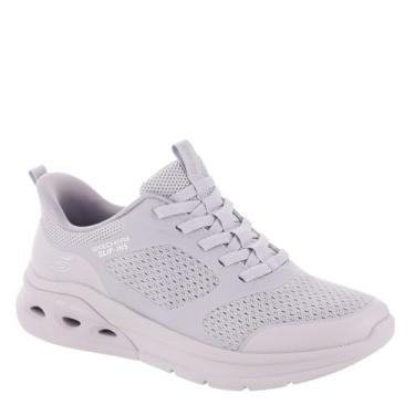 Imagem de Skechers BOBS Arc Waves 2.0-Now On Tênis feminino sem cadarço, Lilás, 37