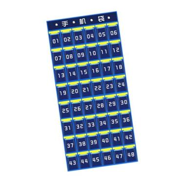 Imagem de FytStycale Bolsa porta-celular para sala de aula, organizador, multifuncional, para pendurar na parede ou na porta, bolsa de armazenamento, quadro de bolso para, 48 Bolsos 67 X125cm