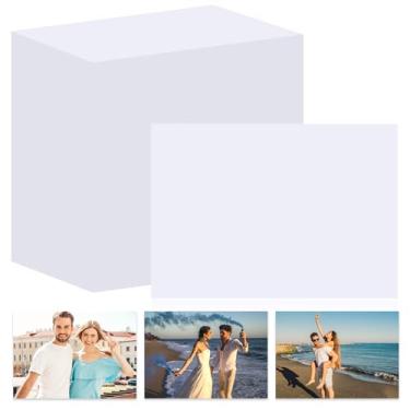 Imagem de Papel fotográfico brilhante de 400 folhas, papel fotográfico 10 x 15 cm brilhante dupla face, cartolina de 200 g/m² para impressão a jato de tinta, fotos, calendário, cartões comemorativos