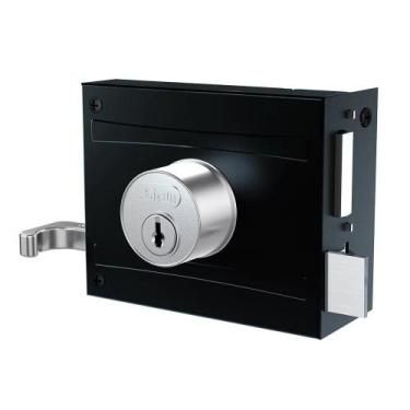 Imagem de Fechadura Para Portão Sobrepor Stam 701100Pf, Preto