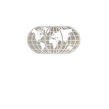 Imagem de Quadro Decoração Vazado Mapa Mundi World Triplo Branc 100X51