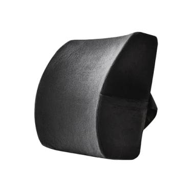 Imagem de Kokiya Travesseiro de apoio para as costas, melhora a postura sentada, espuma viscoelástica, encosto multifuncional para sofá, escritório, jogos, carro e, Preto