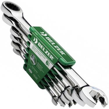 Imagem de Jogo de Chave Combinada Speedy com Catraca 6 Peças - 8556BJ - BELZER