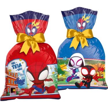 Imagem de SACOLA PLASTICA SPIDEY 12 un.