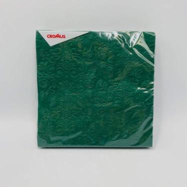 Imagem de Guardanapo de Papel Trabalhado Verde 33x33cm (20 unidades)  Cromus - c