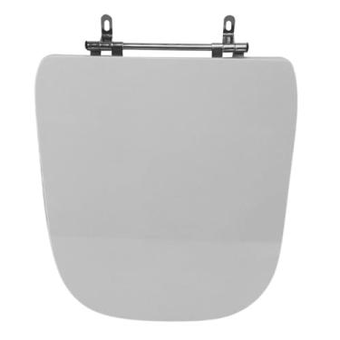 Imagem de Assento Sanitário Poliéster para Louça Debba Square/classic (roca) Aço Branco