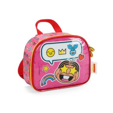 Imagem de Lancheira Térmica Turma Da Mônica Emojis Rosa Luxcel