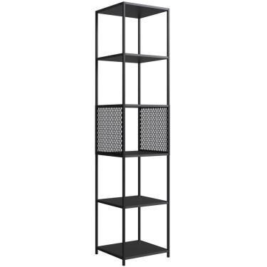 Imagem de Estante 180 Cm Estilo Industrial Com Tela P1023 Preto PP