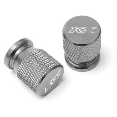 Imagem de Tampa de haste de válvula de pneu de roda CNC para motocicleta compatível com KX65 KX80 KX85 KX125 KX250 KX250F KX450F (titânio)