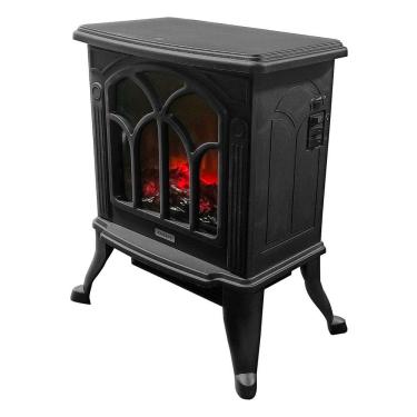 Imagem de Aquecedor Elétrico Lareira Retrô Chama 3D 220v