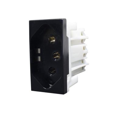 Imagem de Módulo Tomada 2p+t 20A Inova Pro Class Alumbra Black Piano