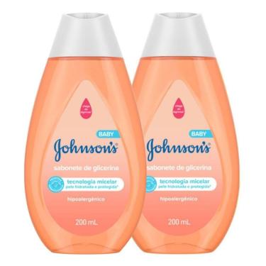 Imagem de Kit 2 Sabonete Líquido de Glicerina Johnson`s Baby 200ml